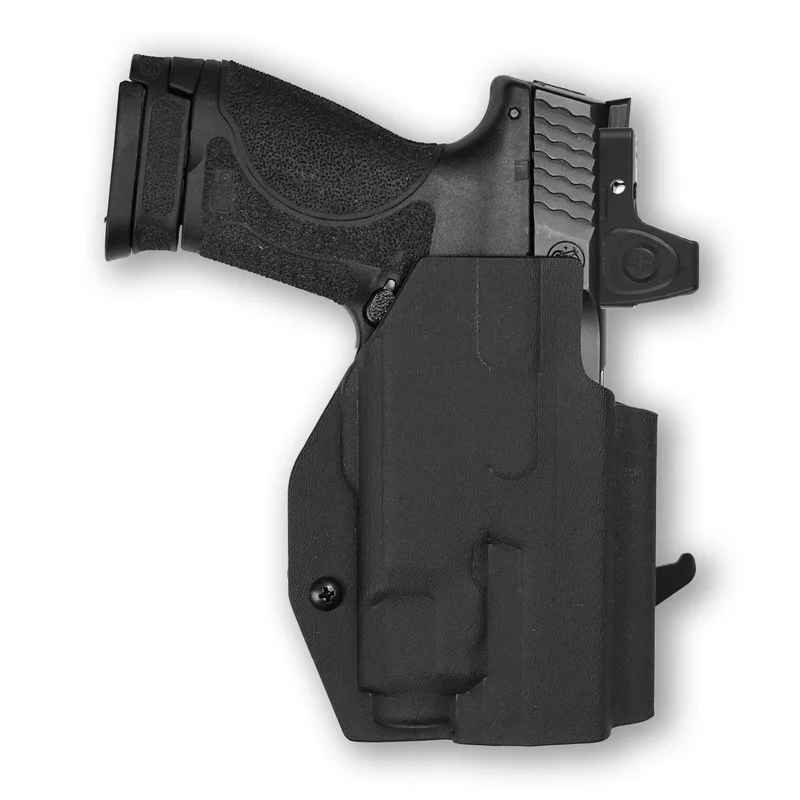 Smith & Wesson M&P 9C/40C / M2.0 3.5″/3.6″ Compact Manual Safety with Streamlight TLR-7/7A/7X Light OWB Holster