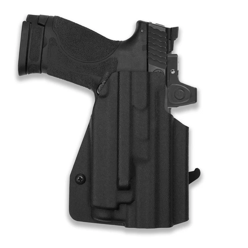 Smith & Wesson M&P / M2.0 4″/4.25″ Compact 9/40 Manual Safety with Olight Baldr S Light Red Dot Optic Cut IWB Holster