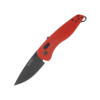 SOG Aegis AT Rescue Red - Indigo 3.13 Inch Plain TiNi Drop Point SOG11411041