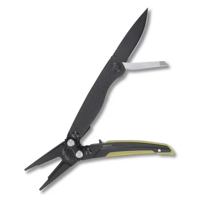 SOG Aegis MT MultiTool Black and Moss 1.9in Clip Point Blade SOG-29-41-03-41