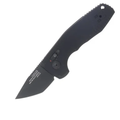 SOG AU TAC Compact CA Special Auto 1.96in Black Tanto Blade Knife AUSOG15381457