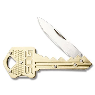 SOG Key Knife Brass SOGKEY102CP