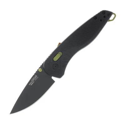 SOG Knives Aegis AT Folding Knife Black and Moss 3.13in Drop Point Blade SOG11411141