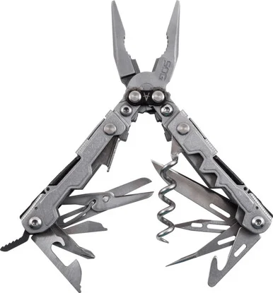 SOG Knives Powerlitre Multi-Tool Stonewash 17-Tool SOGPL1001CP