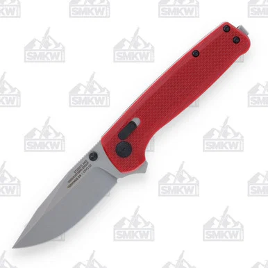 SOG Terminus XR Crimson2.95in Plain Stonewash Clip Point SOGTM1023BX