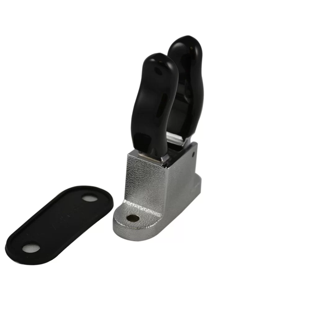 South Park Corporation 1-1/2″ Pike Pole Bracket, Front Mount Zinc w/ Chrome Plate and Rubber Sleeve