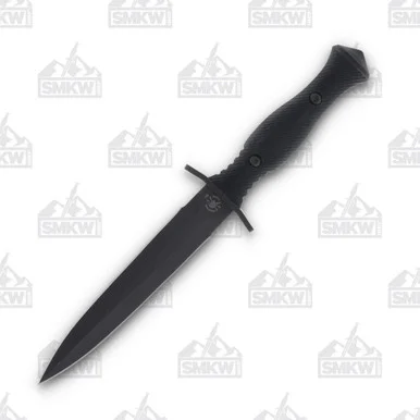 Spartan Blades Harsey Dagger Fixed Blade Combat Knife Blackout Magnacut/Canvas Micarta with Kydex Sheath SB49BKBKKYBK