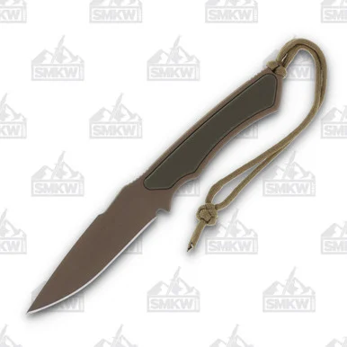 Spartan Blades Phrike Combat Knife with FDE and Green G-10 Handles SB17DEGRKYTN