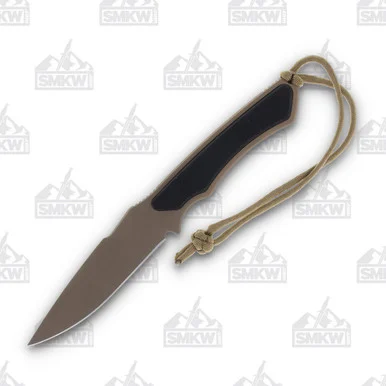 Spartan Blades Phrike Fixed Knife 4.25in Plain FDE ZrN Drop Point SB17DEBKKYTN