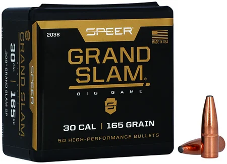 Speer 2038 Grand Slam30 Cal .308 165 gr Soft Point 50 Per Box/ 5 Case