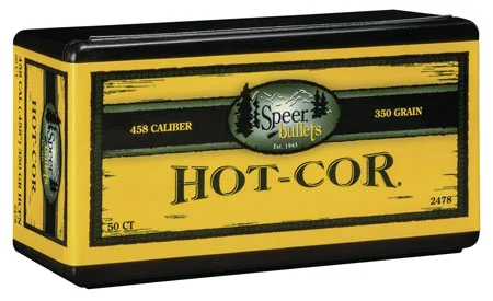 Speer 2478 Hot-Cor45 Cal .458 350 gr Soft Point Flat Nose 50 Per Box/ 5 Case