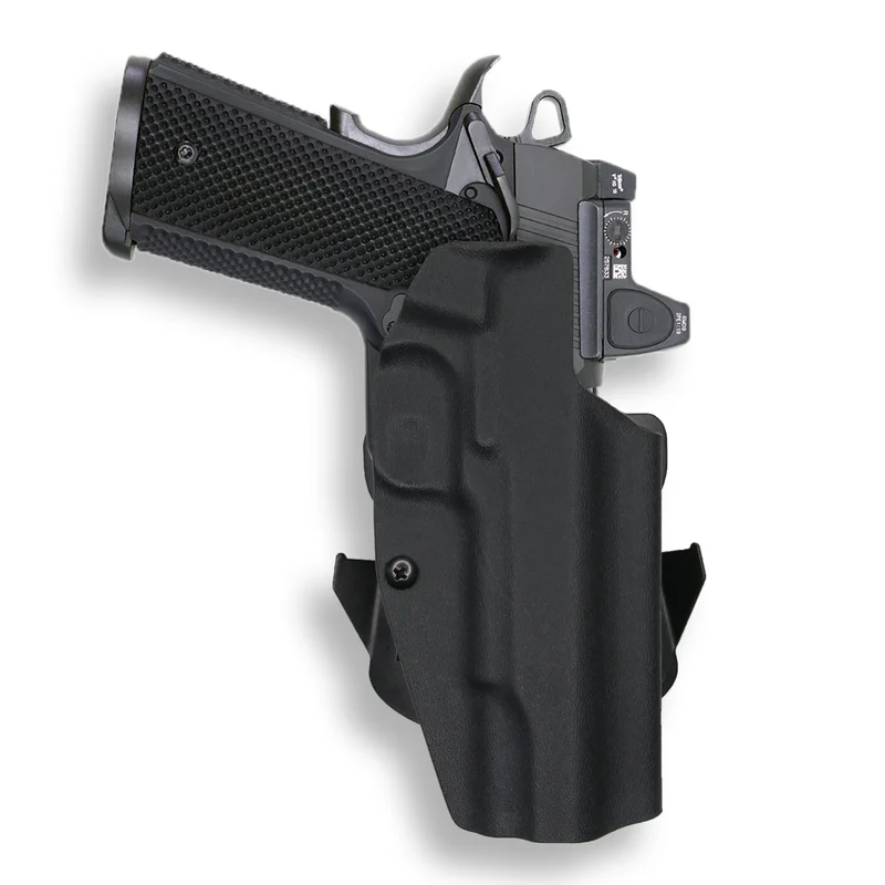 Springfield 1911 5″ 45ACP No Rail Only Red Dot Optic Cut OWB Holster