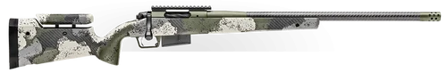 Springfield 2020 Waypoint 6.5 PRC, 24" Carbon Fiber Barrel, SA Radial Brake, Green, Mil-Spec Green Cerakote, Evergreen Camo Adj Carbon Fiber Stock M-LOK, TriggerTech Adj Trigger, AICS 3rd Mag