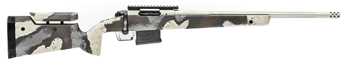 Springfield 2020 Waypoint 6mm Creedmoor, 20" Fluted Stainless Barrel, SA Radial Brake, Tan, Desert Verde Cerakote, Ridgeline Camo Adj Carbon Fiber Stock M-LOK, TriggerTech Adj Trigger, AICS 5rd Mag