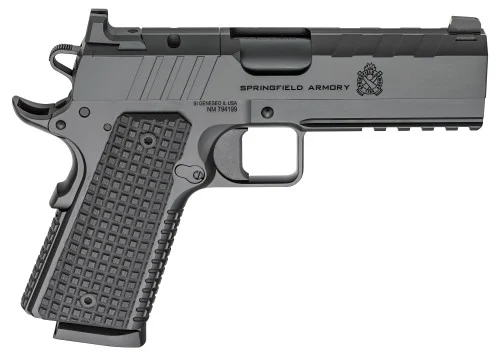 Springfield Emissary AOS 45 ACP, 4.25" Barrel, Black, G10 Grip, 8rd