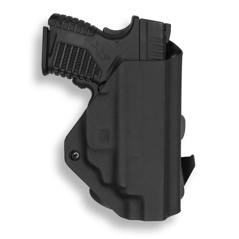 Springfield XD-S 4″ 9MM/.40SW with Crimson Trace LG-469 Laser OWB Holster