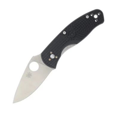Spyderco Persistence Lightweight Knife Black FRN 2.75in Satin Plain Edge Blade SPC136PBK