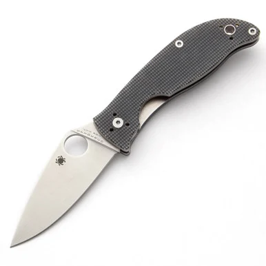 Spyderco Polestar Plain Edge Folding Knife