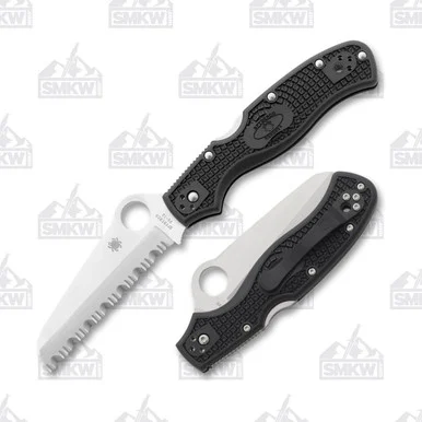 Spyderco Rescue 3 Folding Knife 3.57in Serrated Edge FRN SPC14SBK3