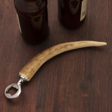 Stag Horn Bottle Opener – 9″ long