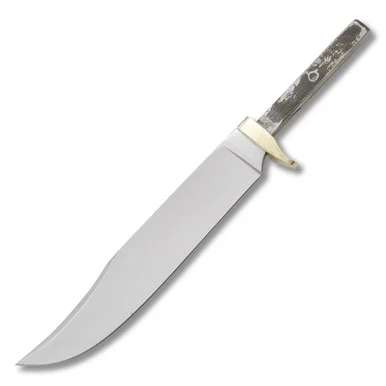 Stainless 6in Clip Point Hunter Knife Blank – Push Tang – DIY Build BL006
