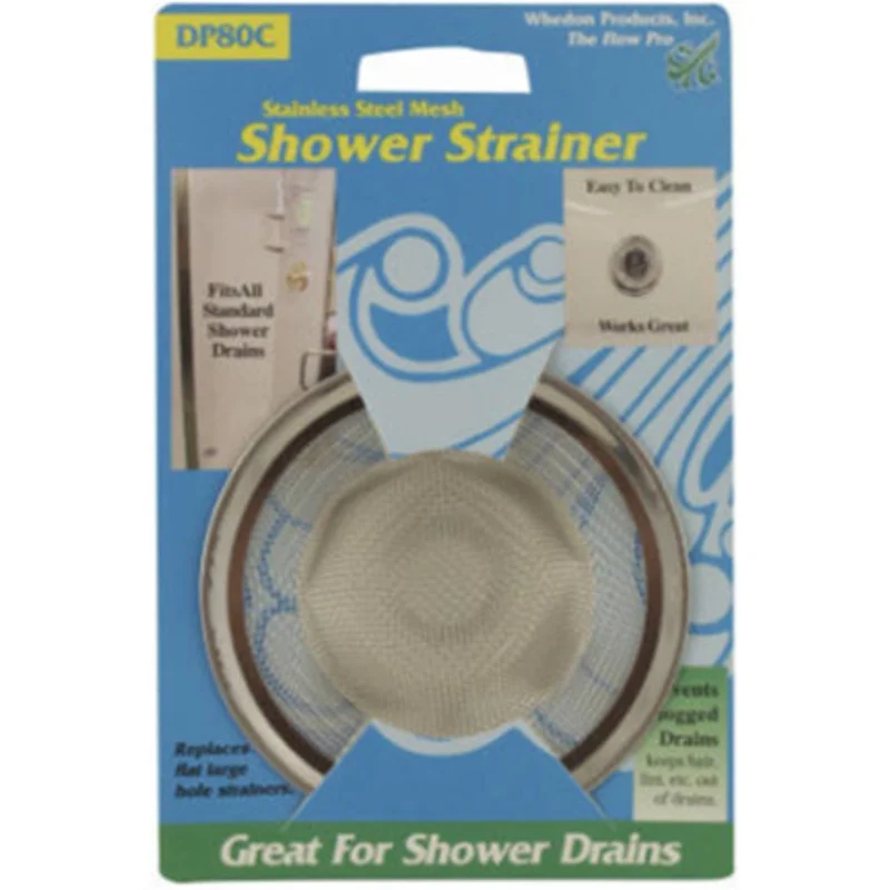 STAINLESS STEEL MESH SHOWER STRAINER