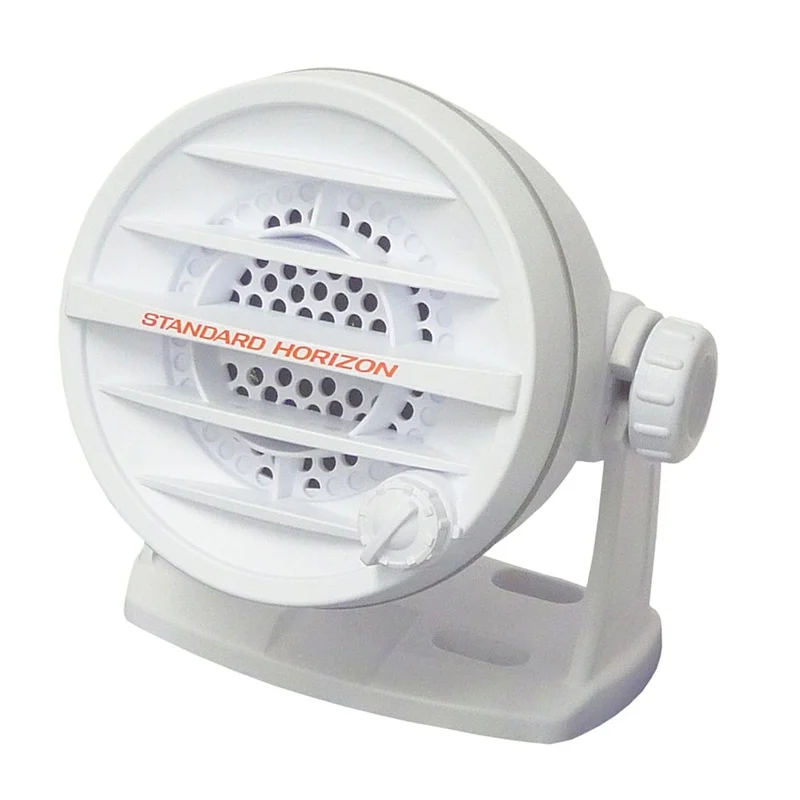 Standard Horizon 10W Amplified External Speaker – White [MLS-410PA-W]