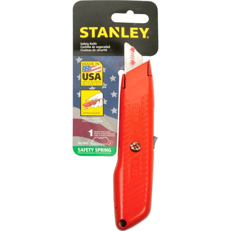 Stanley 10-189C Self Retracting Safety Utility Knife (US-Made)