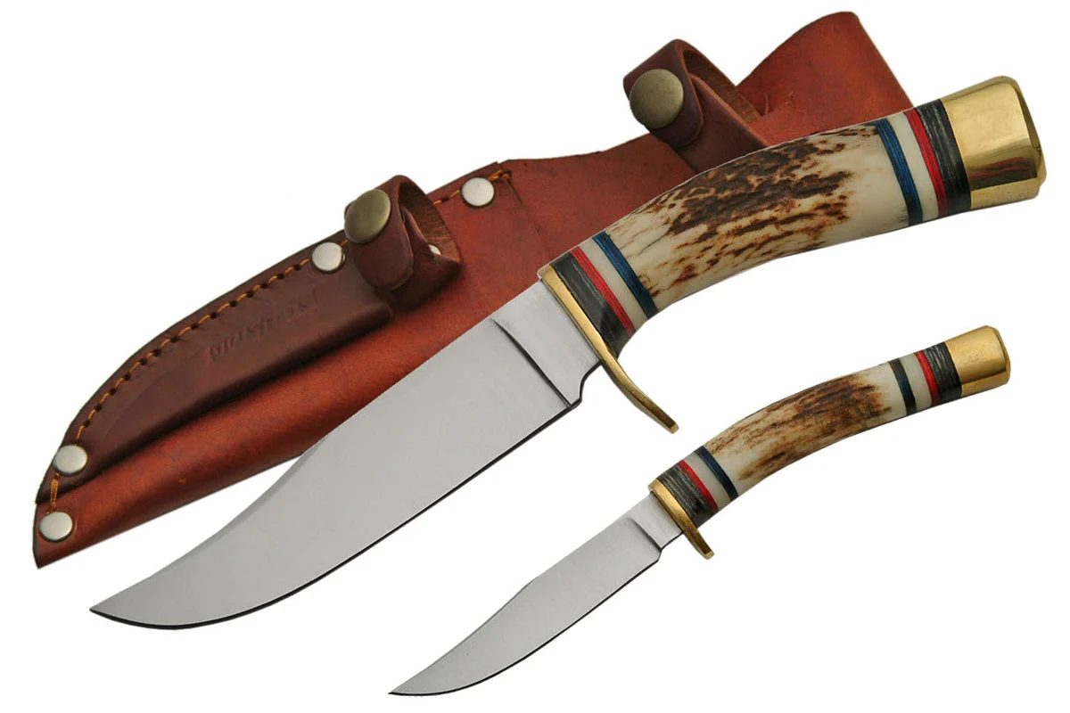 Steel Stag Twin Hunter Fixed Blade Knives (SS-7012)