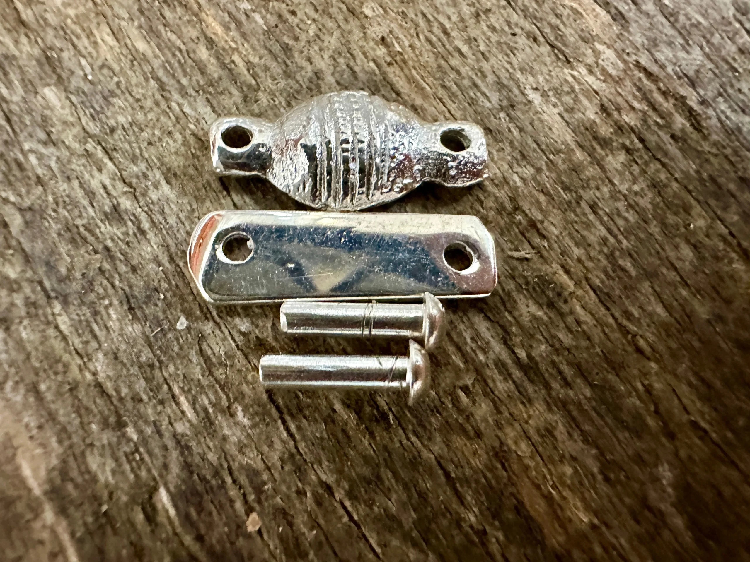 Stiffener 1 – silver plated brass ONE OFF SILVER PLATED