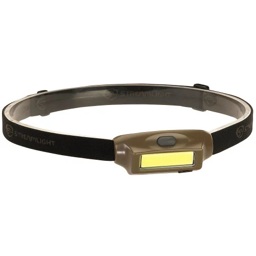 Streamlight Bandit, Headlamp, 180 Lumens, White/Green LED, Coyote Brown Finish