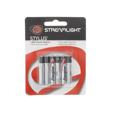 StreamLight Stylus "AAAA" Alkaline Batteries - 6pk STL65030
