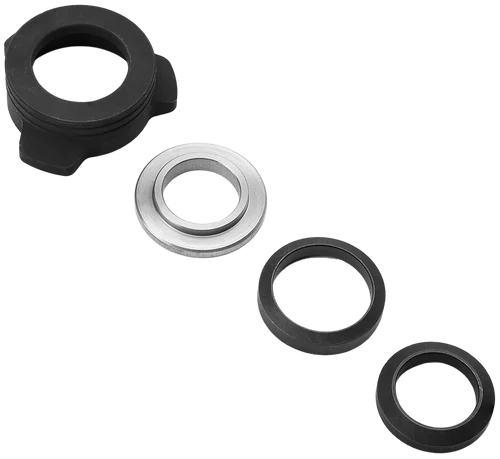 Strike Oppressor Universal 3-Lug QD Base Set Black/Silver 1/2" & 5/8" Threaded Barrels