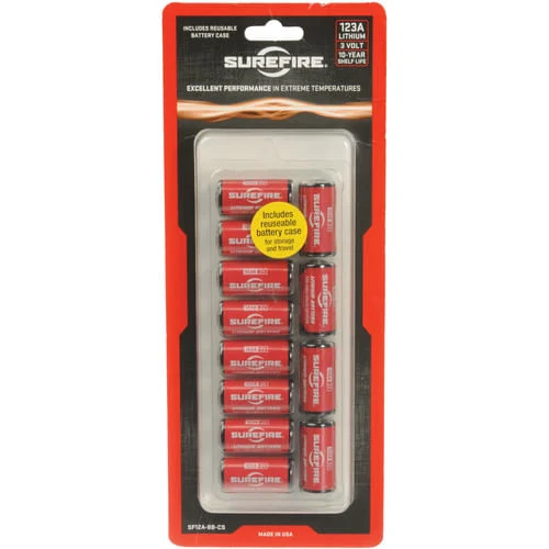 SureFire 123 A 3V Lithium Batteries 12 pack