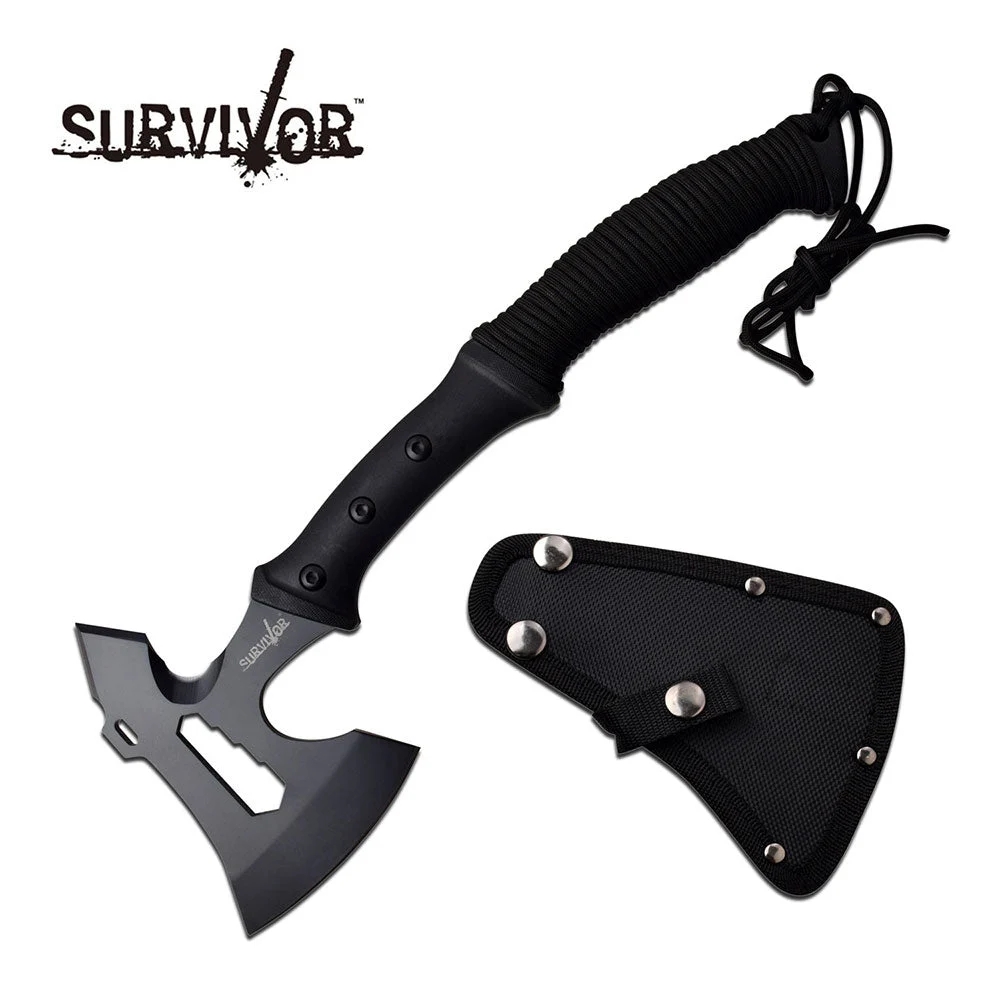 Survivor Black Single Handed Axe