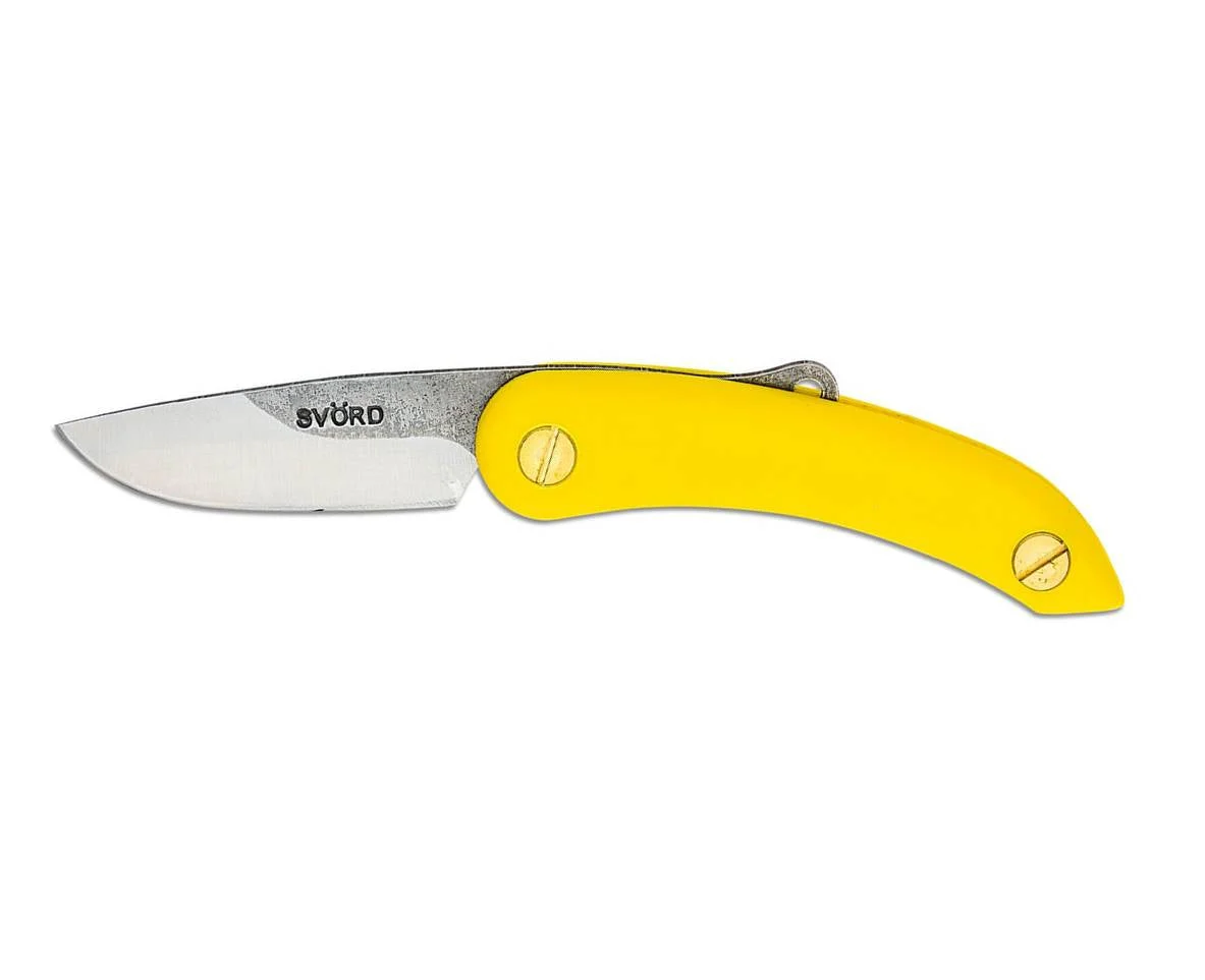 Svord Mini Peasant Knife – Yellow Handle