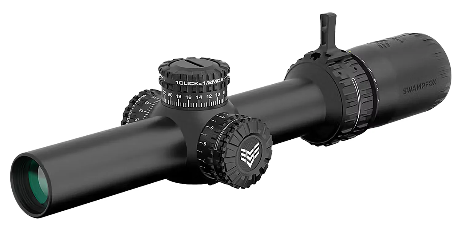 Swampfox Optics ARH16241-GL ArrowheadBlack 1-6x24mm 30mm Tube Guerrilla Dot MIL Green Reticle