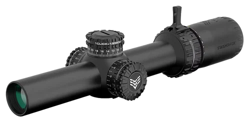 Swampfox Optics Arrowhead Black 1-8x24mm 30mm Tube Guerrilla Dot BDC Reticle