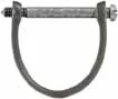 Swivel,early U shaped for forend,includes 6-40 mounting screw, wax cast steel