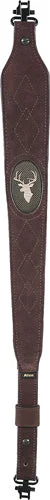SWIVELSBROWN LEATHERALLEN SUED DEER HEAD SLING W/
