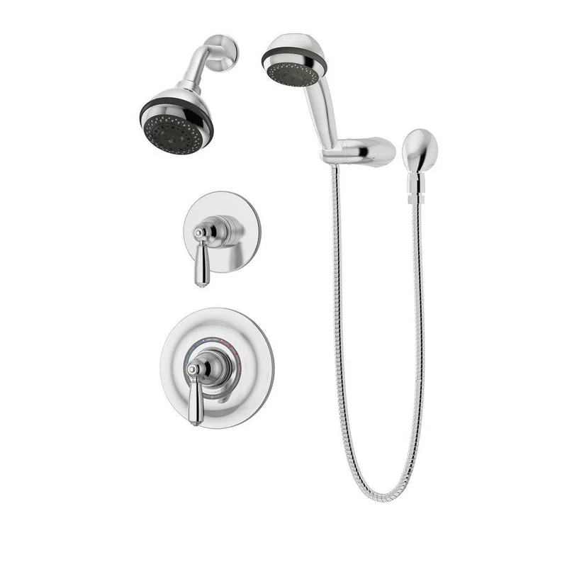 Symmons Industries Allura Two Handle Multi Function Shower System in Polished Chrome | Ferguson