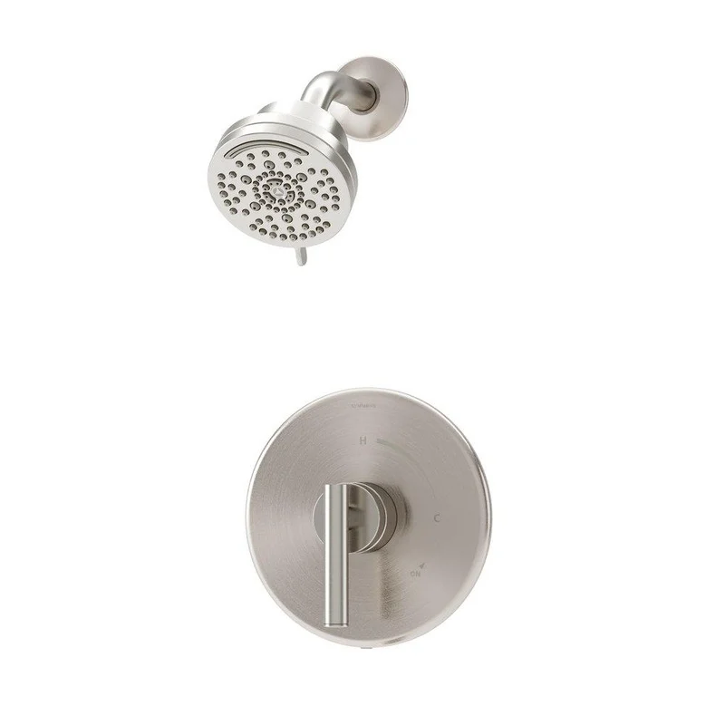Symmons Industries Dia Single Handle Multi Function Shower Faucet in Sain Nickel (Trim Only) | Ferguson