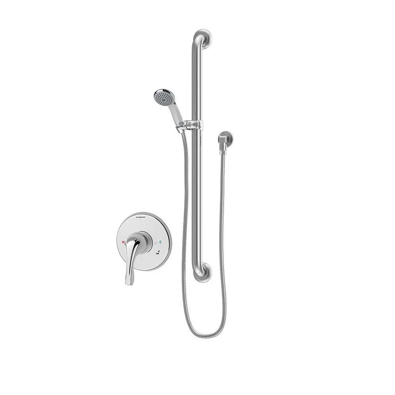 Symmons Industries Origins One Handle Single Function Shower Faucet in Polished Chrome (Trim Only) | Ferguson