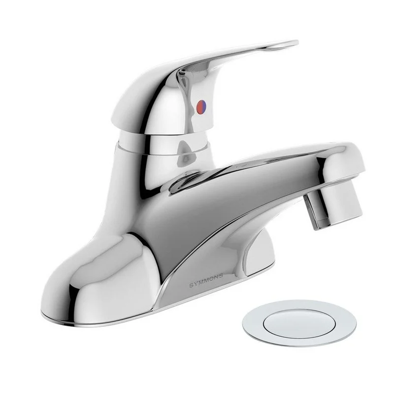 Symmons Industries Single Handle Centerset Bathroom Sink Faucet in Polished Chrome | Ferguson