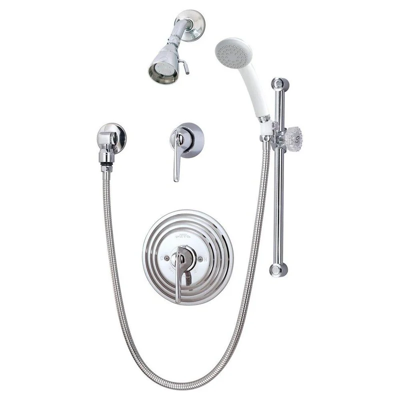 Symmons Industries Temptrol 2.5 gpm Commercial Shower/Handshower System with Lever Handle in Polished Chrome | Ferguson