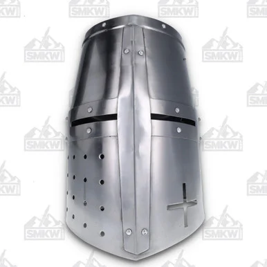 Szco Crusader Knight Helmet Silver-Full Size 910988