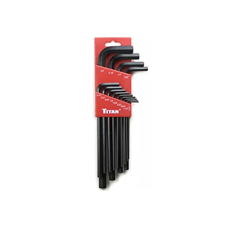 Titan 13 Piece SAE Long Long Arm Hex Key Set