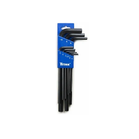 Titan 9 Piece Metric Long Arm Hex Key Set