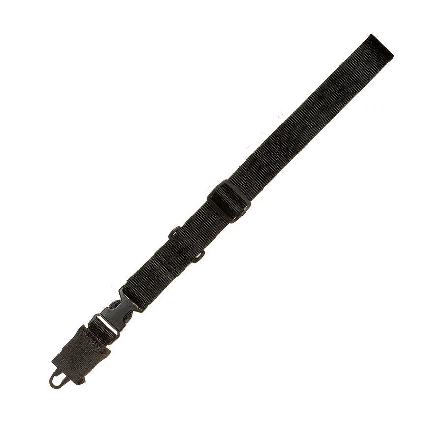 TacShield CQB 1-Point Sling 1.5″ Black with HK Snap Hook