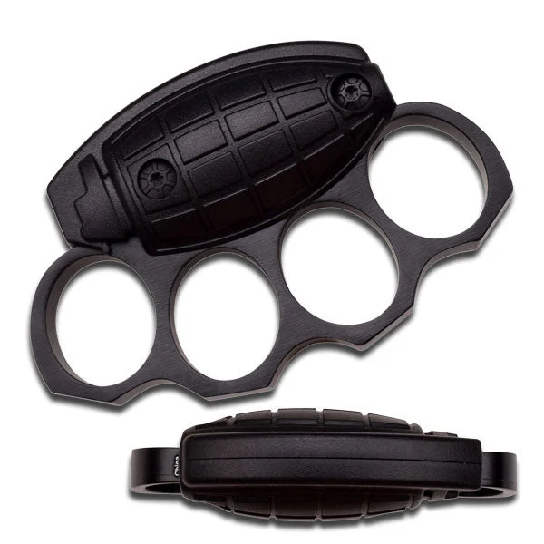 Tactical Black Self Defense Knuckle For Sale (PK-2442BK) (Paper Weight Belt Buckle)